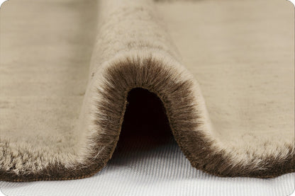 Luxe Cuddle Frosted Baby Seal Chocolate/Almnd 58"/60" Fabric per yard