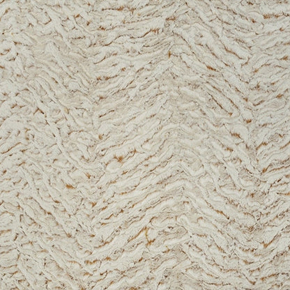 Luxe Cuddle Frosted Zebra Camel 58" - 60" Fabric per yard