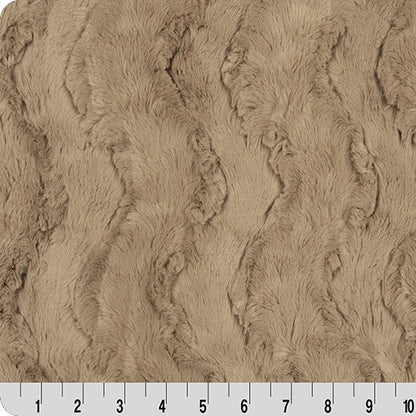 Luxe Cuddle Glacier Simply Taupe 58" - 60" Fabric per yard