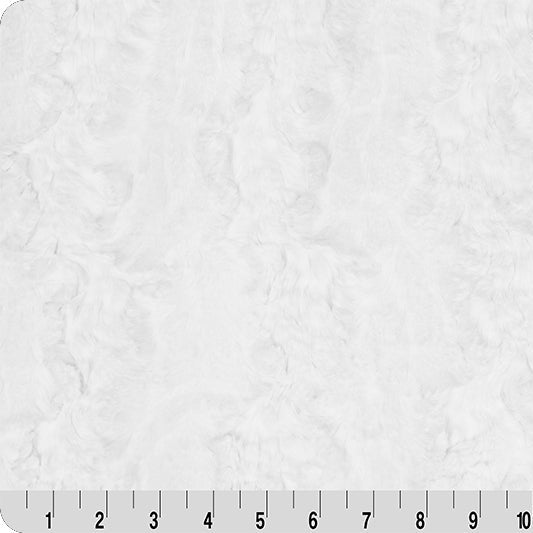Luxe Cuddle Glacier Snow 58" - 60" Fabric per yard