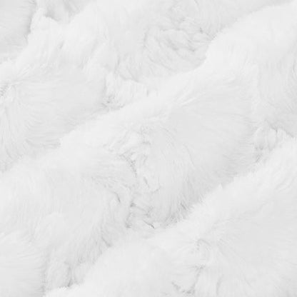 Luxe Cuddle Glacier Snow 58" - 60" Fabric per yard