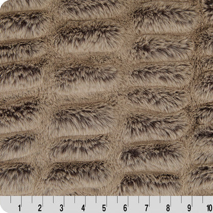 Chocolate/Almnd Luxe Cuddle Iced Milan 58"/60" Fabric per yard