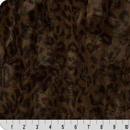 Mahogany" Luxe Cuddle Jaguar 58"/60" Fabric per yard