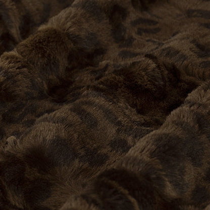 Mahogany" Luxe Cuddle Jaguar 58"/60" Fabric per yard