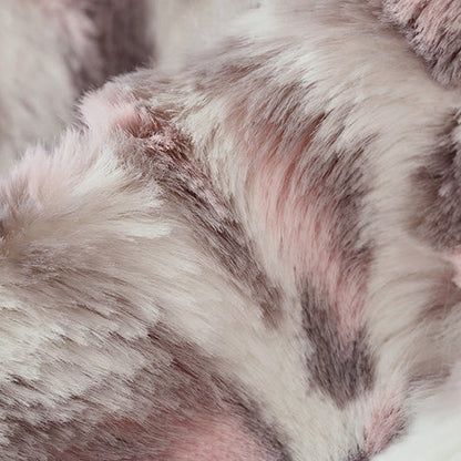 Blush Luxe Cuddle Leopard 58"/60" Fabric per yard