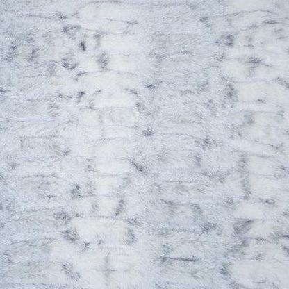 Silver Luxe Cuddle Milan Lynx Fabric per yard