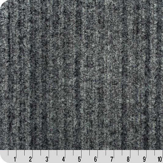 Luxe Cuddle Weave Silver 58" - 60" Fabric per yard