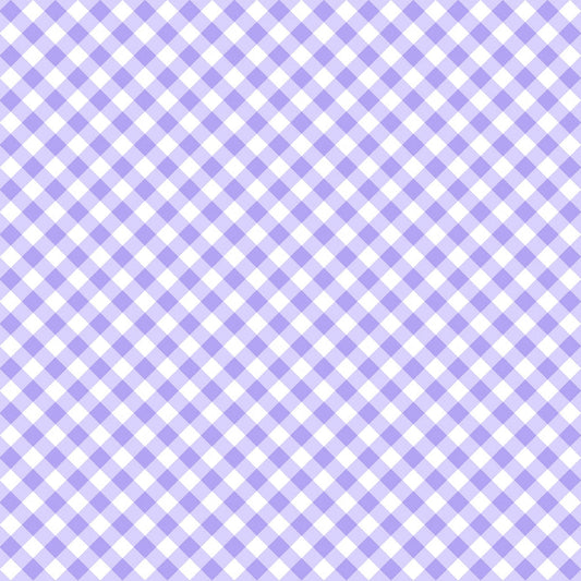 Barely Basics Gingham Quilting Cuddle Bellflower Fabric Per Yard