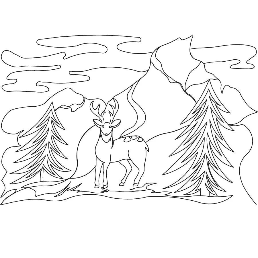 Wilderness with Deer E2E