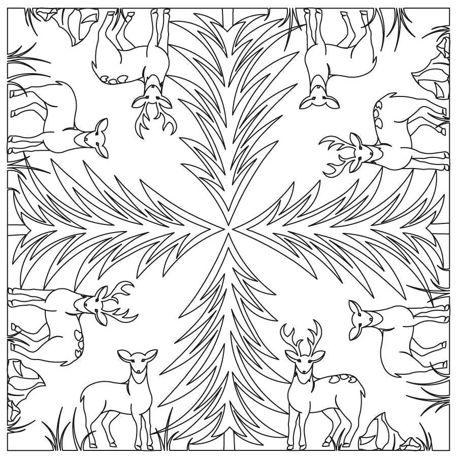 Deer Pine A Block
