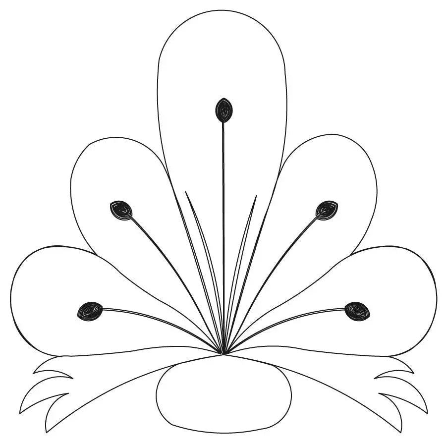 Dotted Fleather Medallion Block