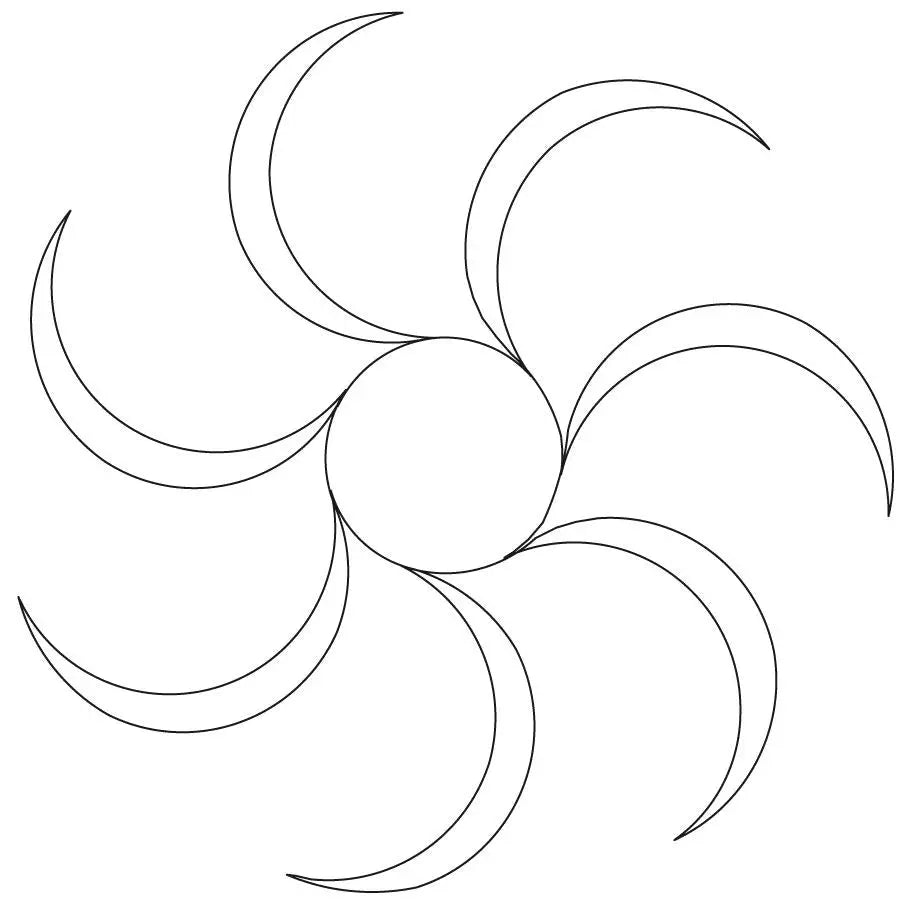 Fleather Circle 2 Block