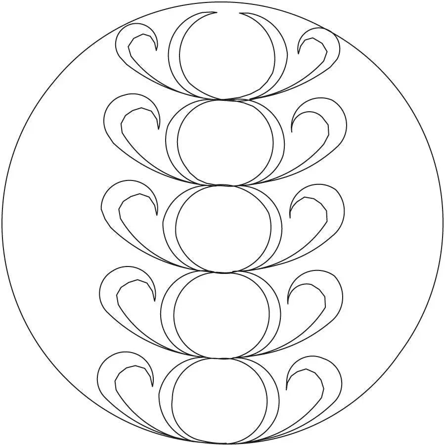 Fleather Circle 8 Block