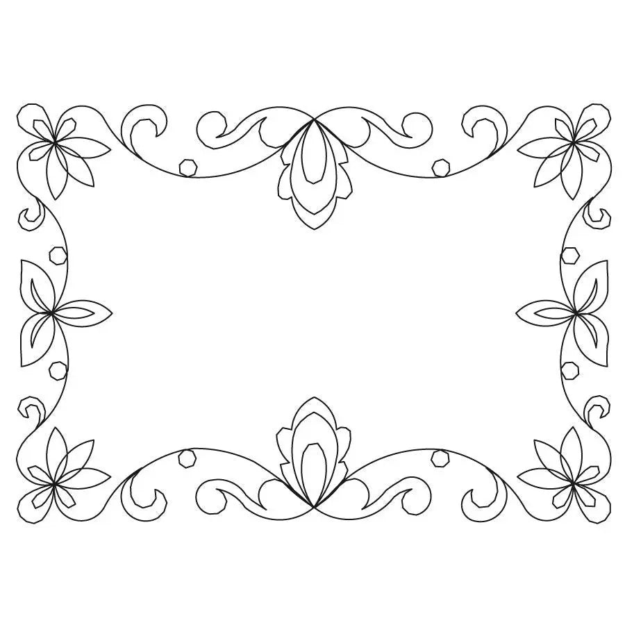 Floral Frame 1 Block