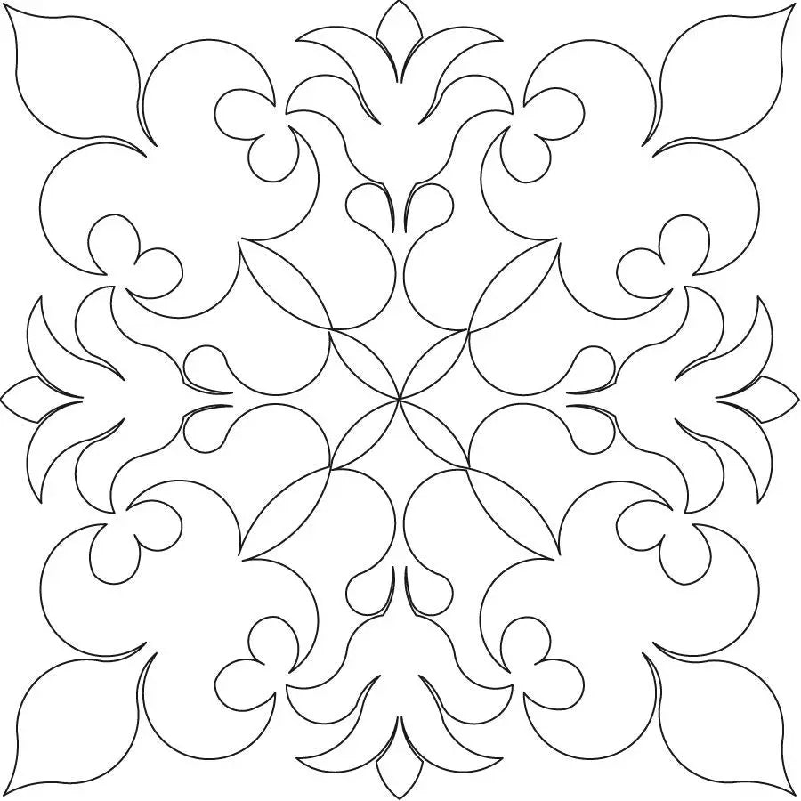 Flowers and Lace 1 Block