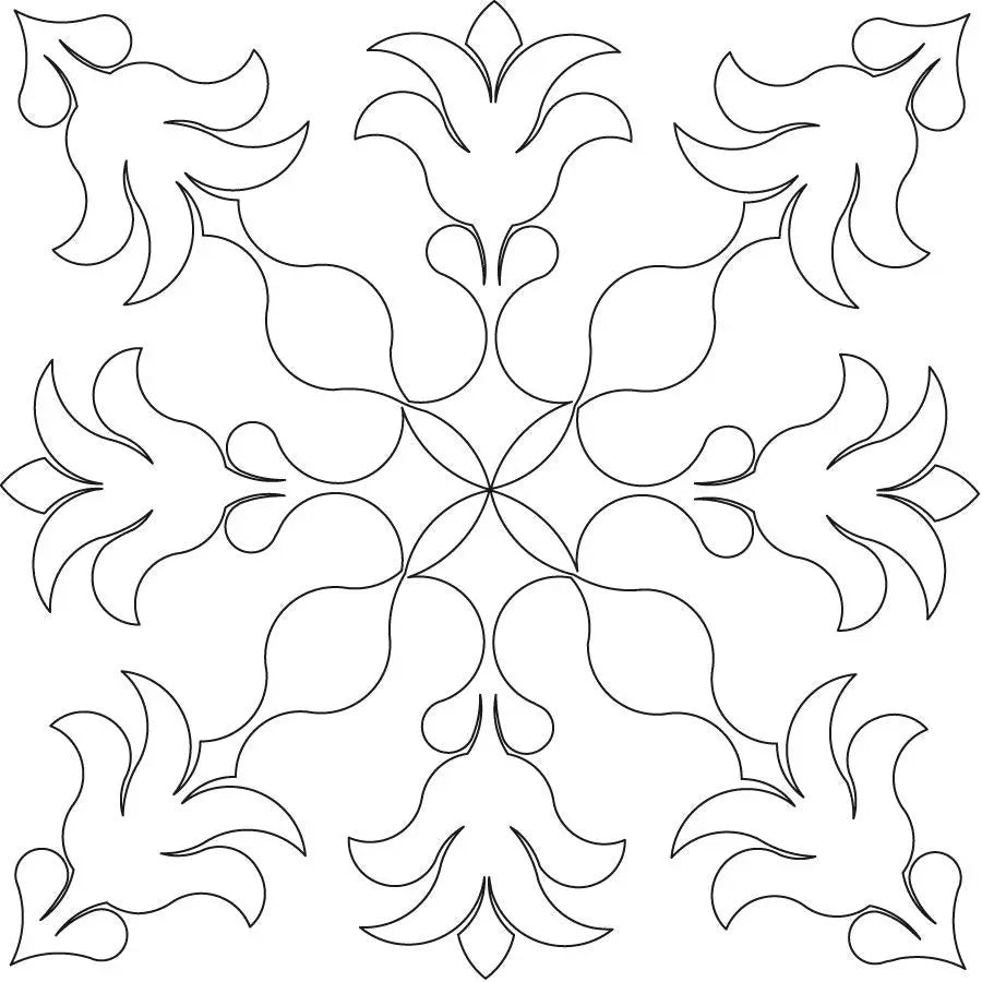 Flowers and Lace 2 Block