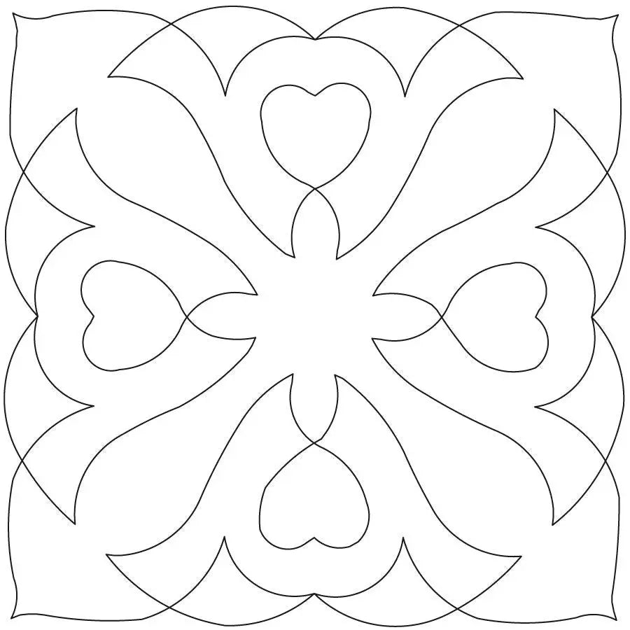 Hearts of Tulips Block