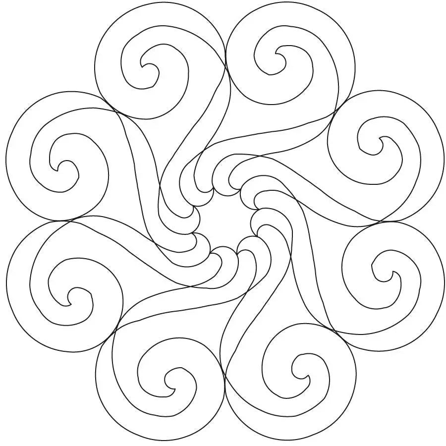 Venetian Waves Digital Design Block