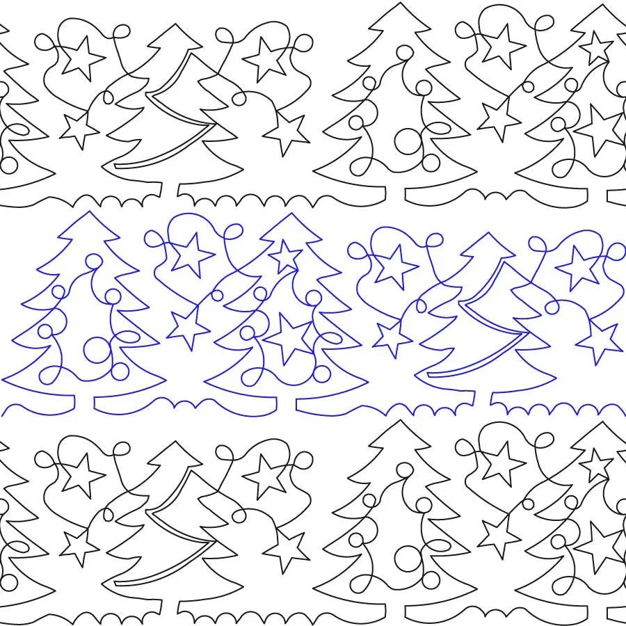 Christmas Tree Border