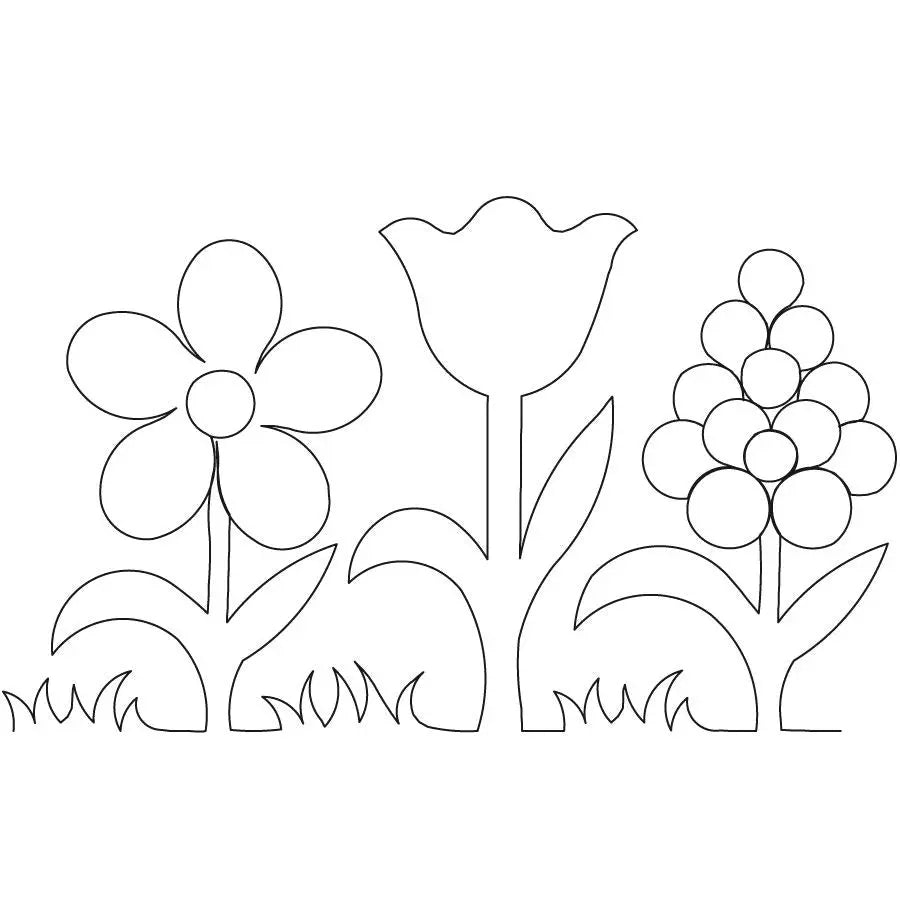 Daisy Flower 2 Border