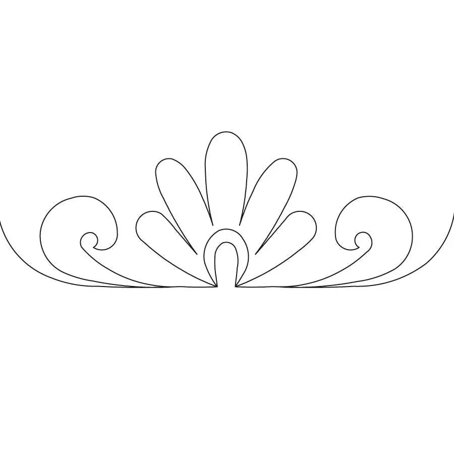 Feather Flower Border