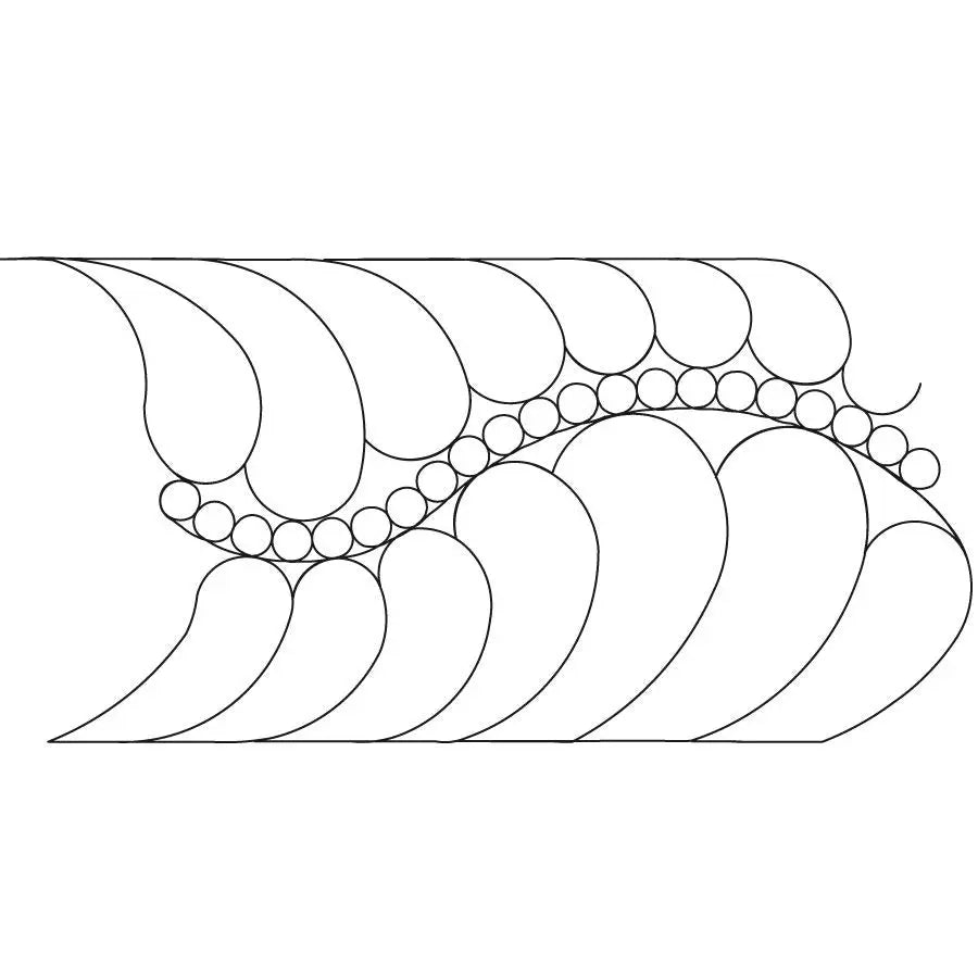 Feather Pearl Border