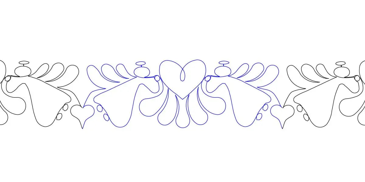 Feather Quilt Angel A Border