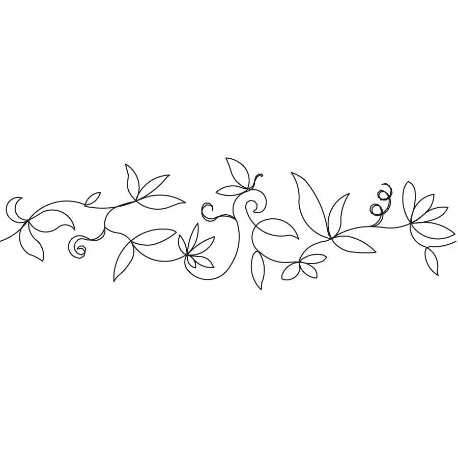 Simple Delicate Vines Border