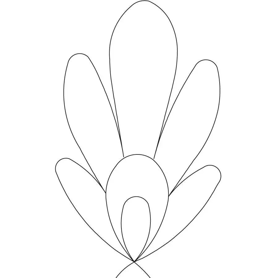 Feather Flower B Corner