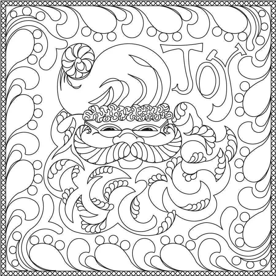 Fancy Santa Placemat