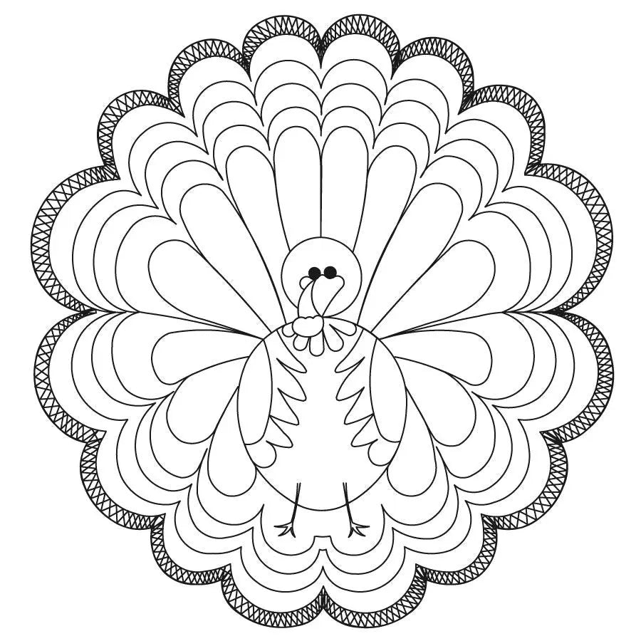 Simple Turkey Placemat
