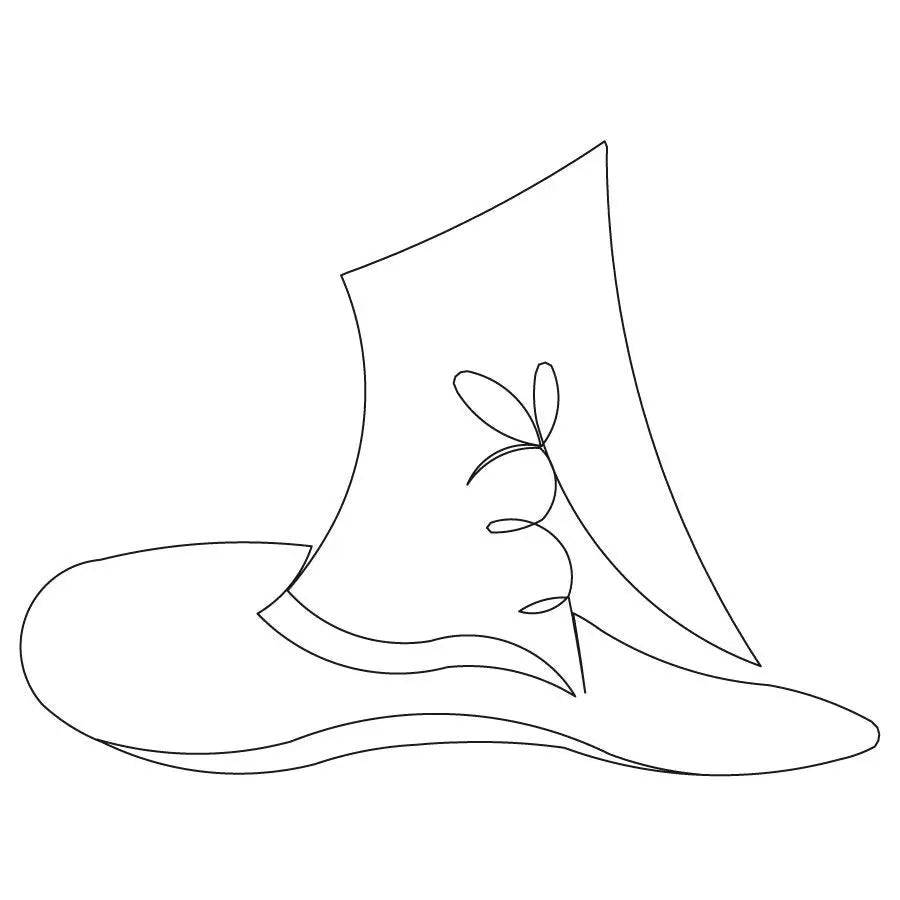 Witch Hat Digital Design Block