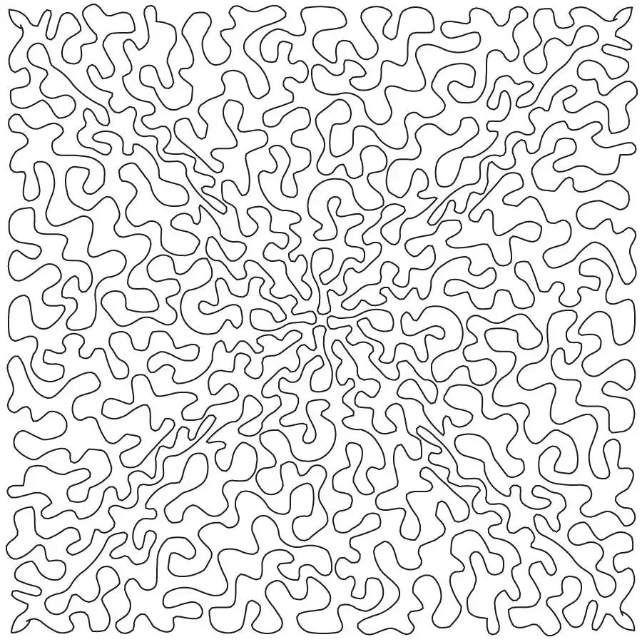 Stipple Fill Block Digital Quilting Design - Linda's Electric Quilters