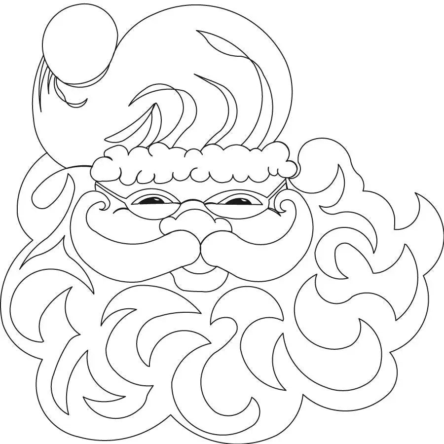 Santa Face 1 Block