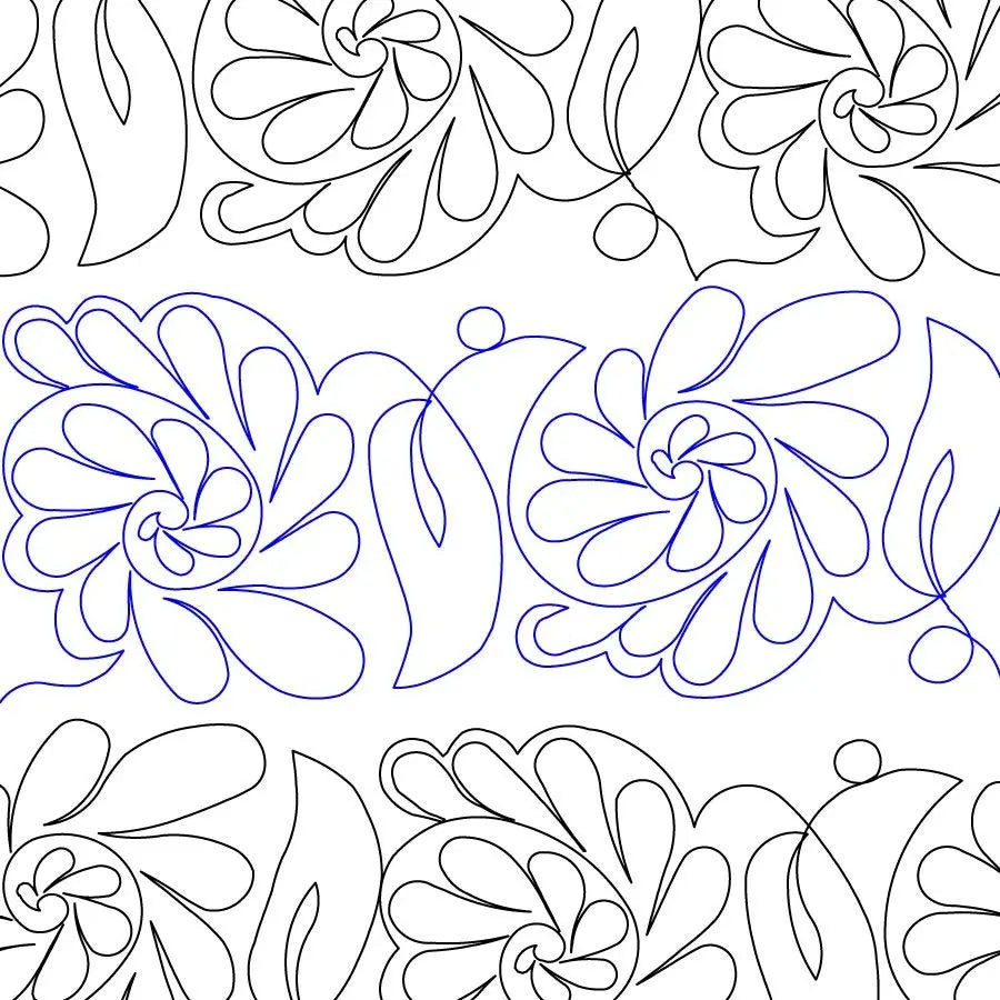 Double Feathered Rose Digital E2E
