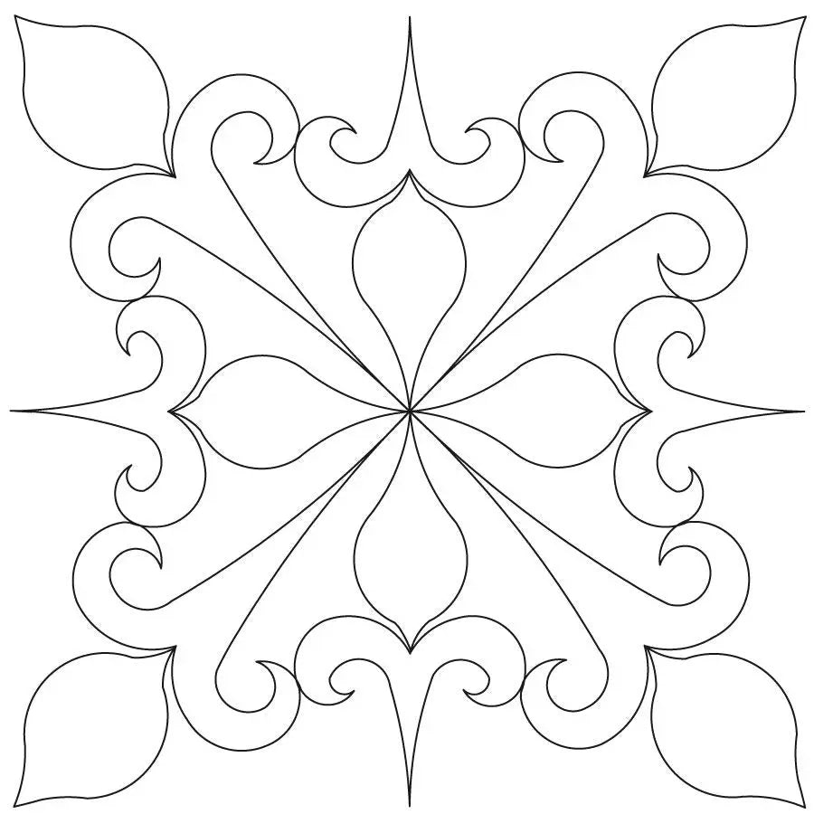 Snowflake Medallion 3 Block