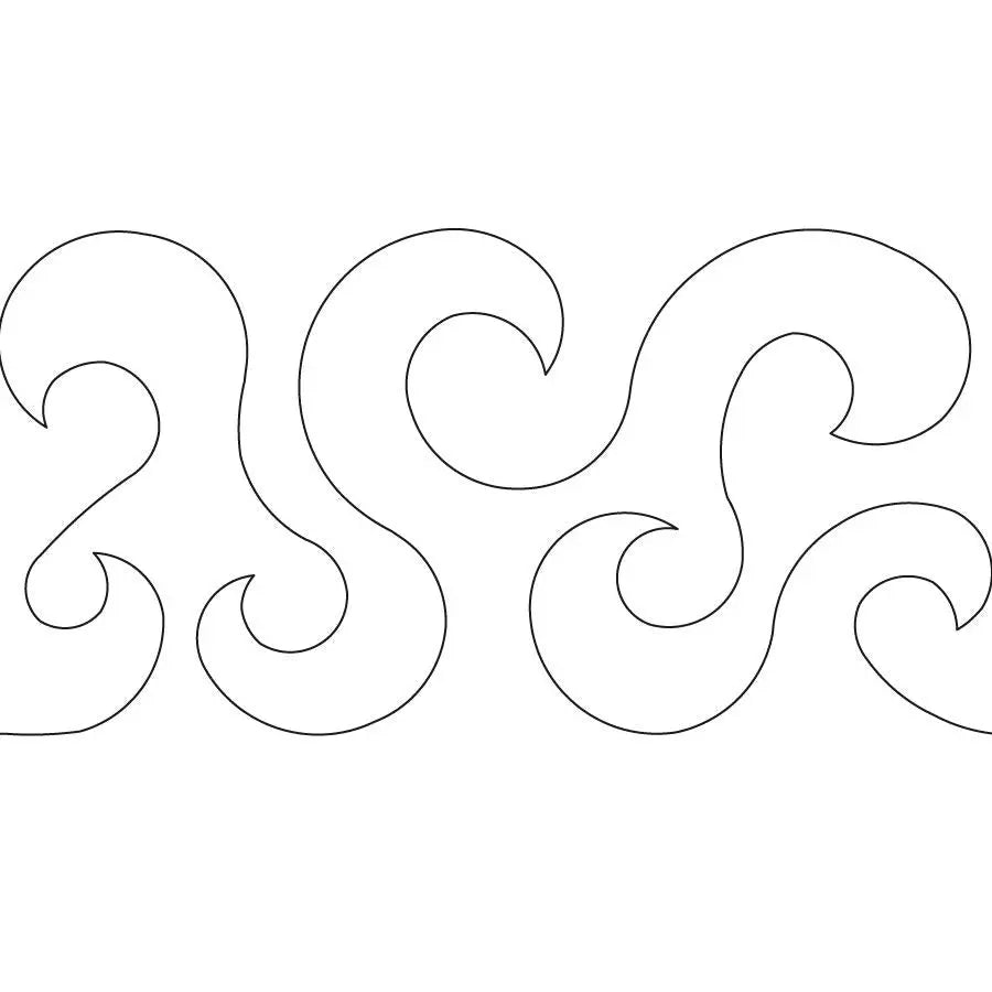Butterfly Swirl Border