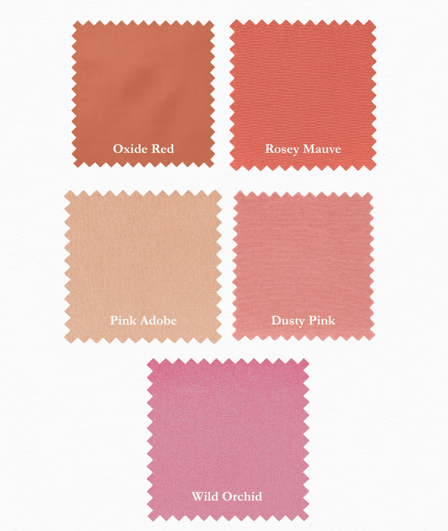 Supreme Solids - One Yard Bundle - 5 pack (Rustic Rose)