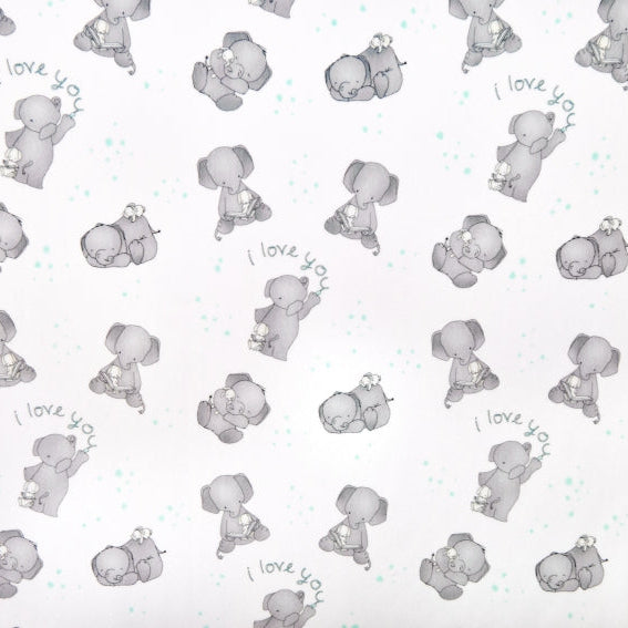 Digital Cuddle Aruba Sweet Melody Designs Love You 58" - 60" Fabric per yard