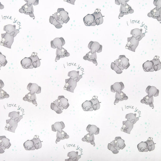 Digital Cuddle Aruba Sweet Melody Designs Love You 58" - 60" Fabric per yard